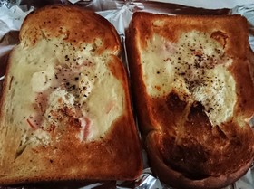 簡単モーニング! チーズクリームトースト