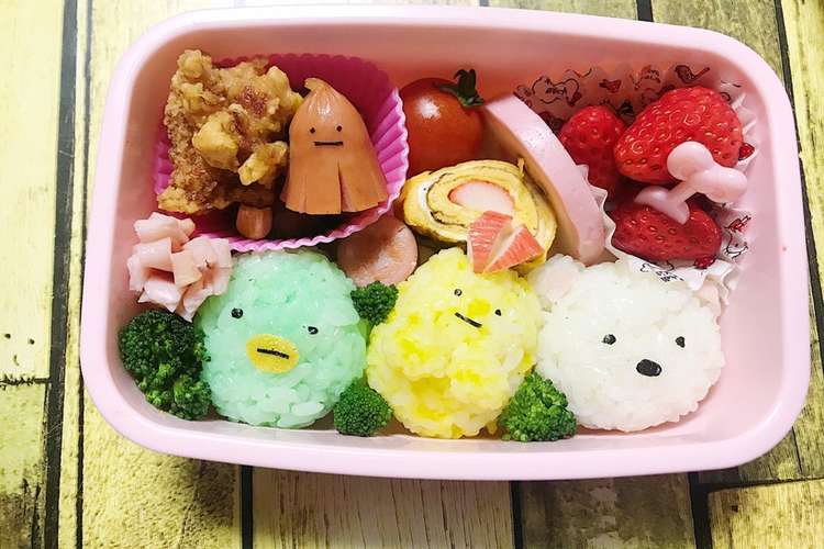 すみっこぐらし キャラ弁当 レシピ 作り方 By ゆみぱる クックパッド 簡単おいしいみんなのレシピが373万品