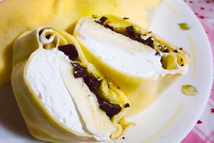 チョコチップとバナナのクレープ レシピ 作り方 By 大好きberry クックパッド 簡単おいしいみんなのレシピが371万品