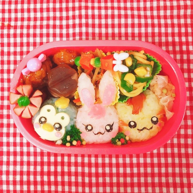 ヒーリングっどプリキュア キャラ弁デコ弁 レシピ 作り方 By もこにゃん クックパッド