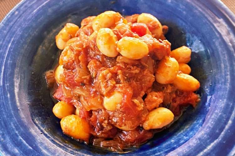 サバ缶と大豆のトマト煮込み レシピ 作り方 By Hiraクック クックパッド 簡単おいしいみんなのレシピが373万品