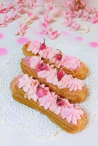 桜のシュークリーム＊お花見・おひな祭り