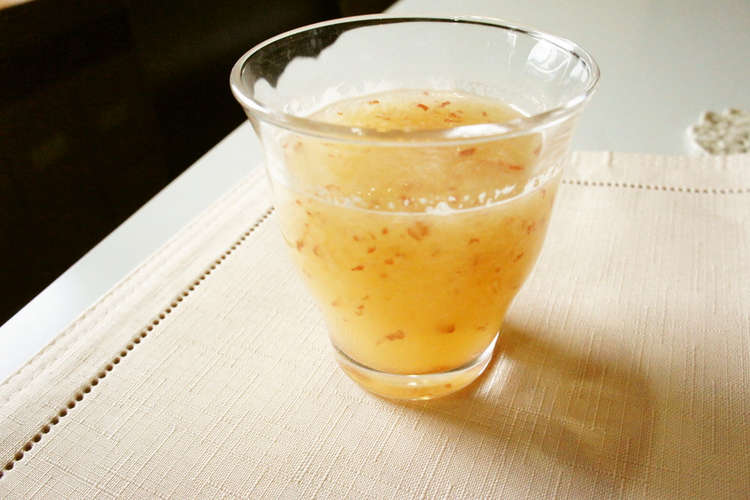 風邪予防に りんごとしょうがのドリンク レシピ 作り方 By くらしいきいき クックパッド