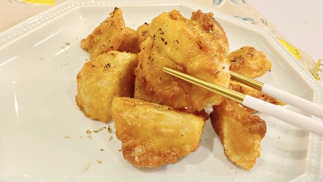子どももぱくぱく 里芋の唐揚げ レシピ 作り方 By Momocream クックパッド 簡単おいしいみんなのレシピが352万品
