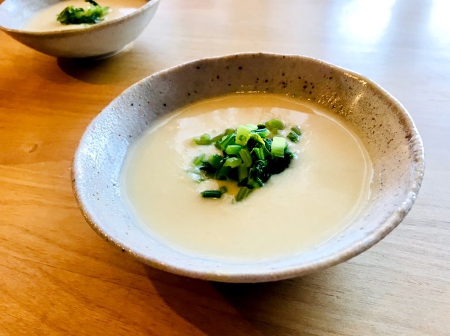 蕪の豆乳スープの画像