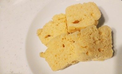 離乳食 豆腐の蒸しパンの写真