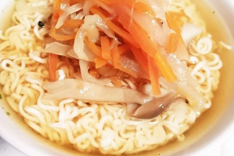 野菜多め 意識高い系インスタントラーメン レシピ 作り方 By Yasmin22 クックパッド 簡単おいしいみんなのレシピが350万品