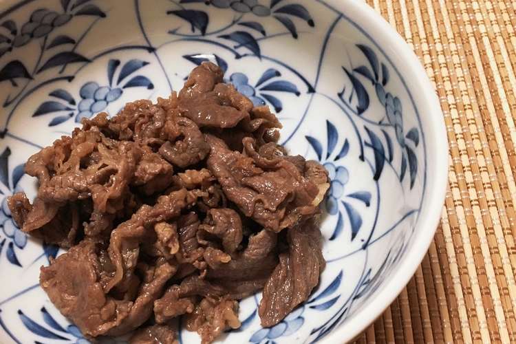 簡単 牛肉の甘辛炒め 冷凍してお弁当に レシピ 作り方 By Gaspapa クックパッド