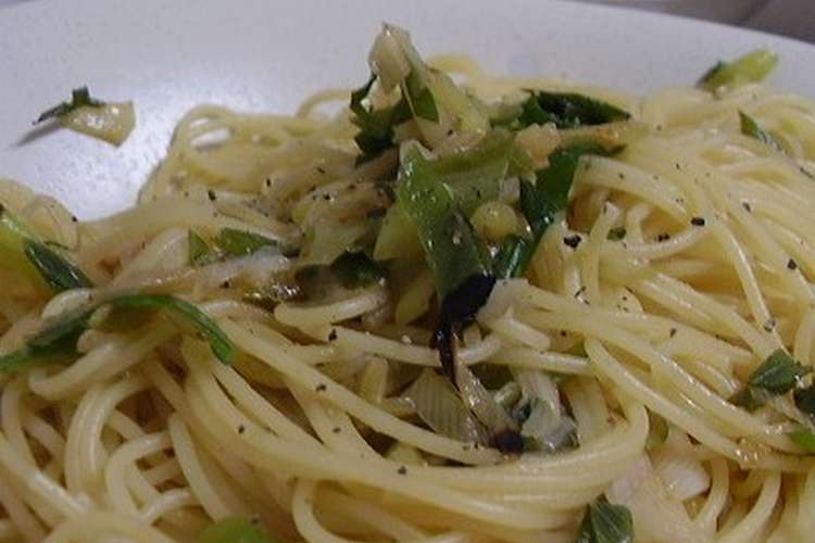 エコクッキング ねぎたっぷり和風パスタ レシピ 作り方 By Udteru クックパッド
