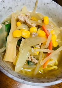 子供喜ぶ給食風味噌ラーメン♡