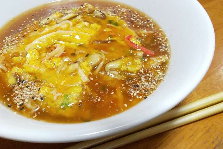 ふわとろ卵のあったか天津麺 レシピ 作り方 By Yuzuyou15 クックパッド 簡単おいしいみんなのレシピが352万品