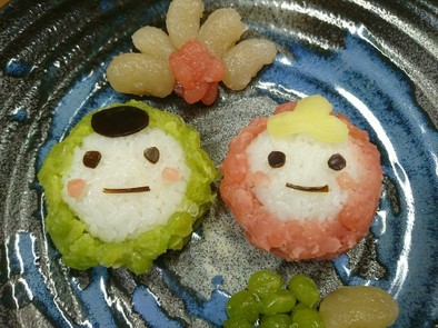 ひな祭り♥️ご飯デザート(雛豆)の写真