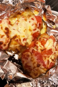 鶏とトマトのチーズ焼き