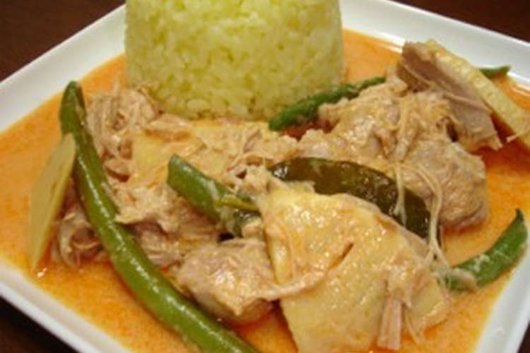 簡単タイカレー サフランライスを添えて レシピ 作り方 By Satosayo クックパッド