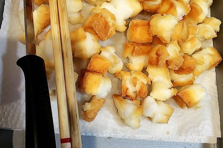 余った餅でおかき レシピ 作り方 By 6kaku103 クックパッド 簡単おいしいみんなのレシピが359万品