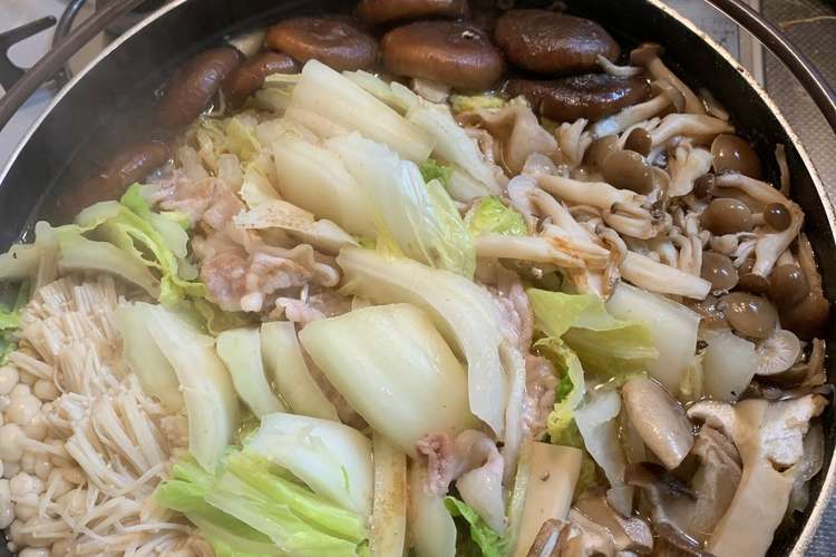 簡単あったかお鍋 レシピ 作り方 By 忍びのpapa クックパッド 簡単おいしいみんなのレシピが364万品