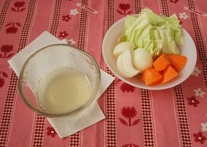 【離乳食】野菜スープの画像