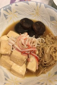 豆腐と椎茸のうま煮