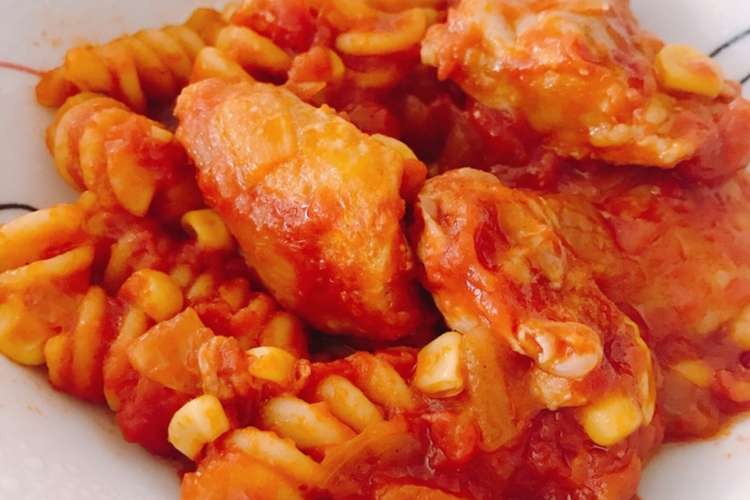 子供が喜ぶチキンとコーンのトマト煮込み レシピ 作り方 By Srmama クックパッド 簡単おいしいみんなのレシピが376万品