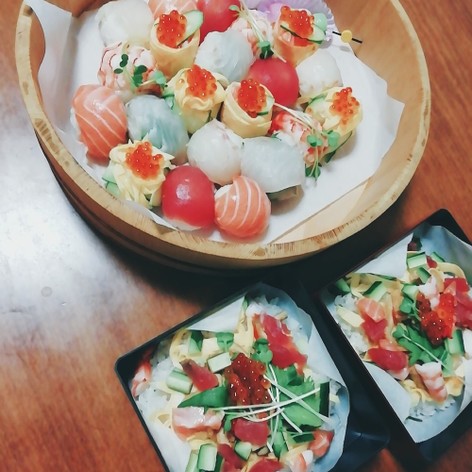 海鮮手まり寿司 ひな祭り お誕生日に