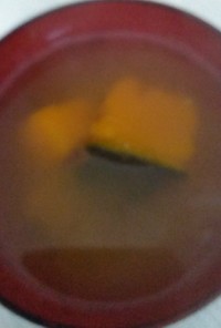 南瓜の味噌汁