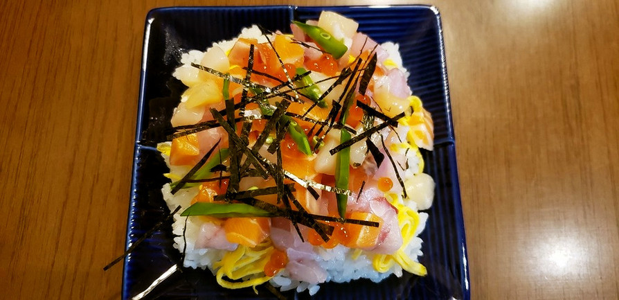 海鮮チラシ寿司の画像
