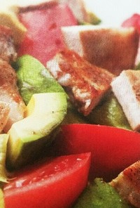 肉ダイエット④豚アボカドステーキサラダ