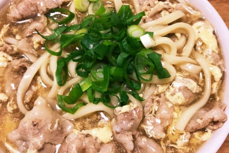 スーパー大麦入りかき玉肉うどん レシピ 作り方 By 健康王子 クックパッド 簡単おいしいみんなのレシピが354万品