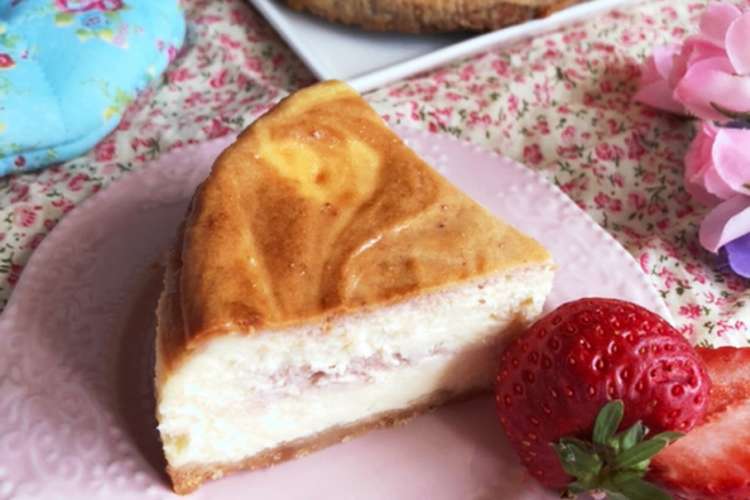 ホワイトデーに 苺のベイクドチーズケーキ レシピ 作り方 By Maron クックパッド 簡単おいしいみんなのレシピが354万品