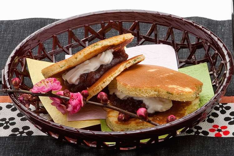 梅あんの大葉どら焼き レシピ 作り方 By 茨城県行方市 クックパッド 簡単おいしいみんなのレシピが352万品