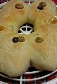 甘納豆星型パン