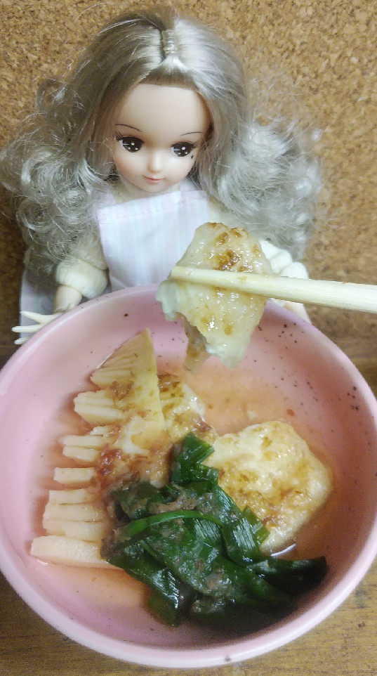 リカちゃん♡筍とねぎ揚げ出し豆腐の小鍋ꕤの画像