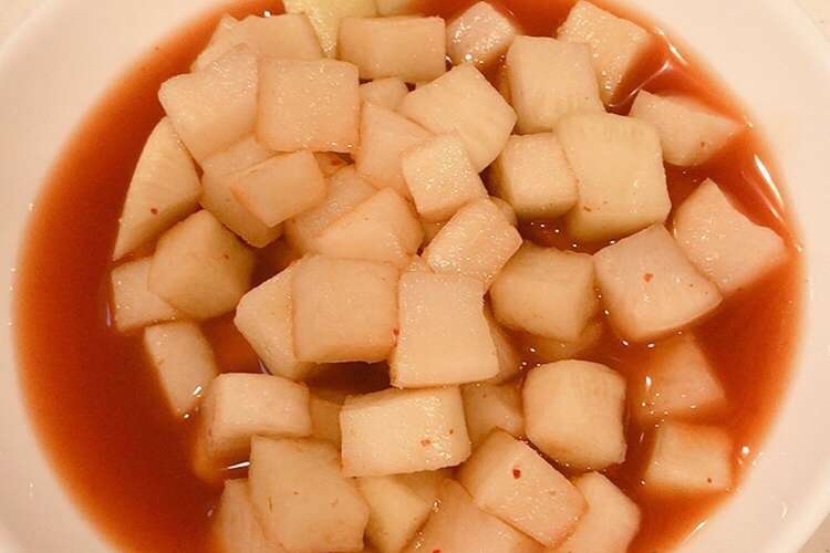 コチュジャン 豆板醤 塩麹 大根カクテキ レシピ 作り方 By クックまいななパパ クックパッド 簡単おいしいみんなのレシピが355万品