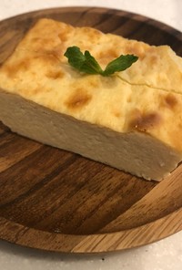 絹豆腐と大豆粉でチーズケーキ