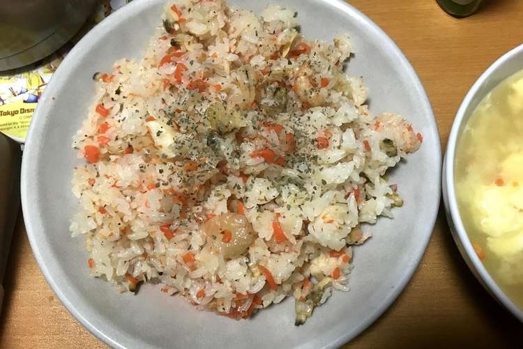 炊飯器でシーフードピラフ レシピ 作り方 By えんと クックパッド