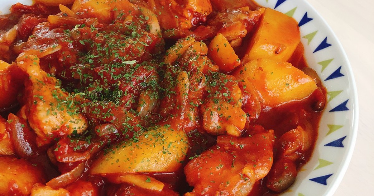 黄金色のジャガイモと玉ねぎのレシピ