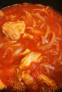 鶏肉トマト煮込み