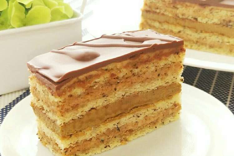 紅茶のケーキ オペラ風 レシピ 作り方 By ぷぐポン クックパッド