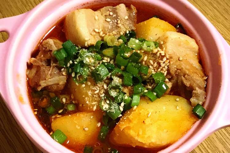 豚バラブロックでカムジャタン レシピ 作り方 By あいあい クックパッド 簡単おいしいみんなのレシピが360万品