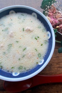 ウズベキスタン♡ママの白いライススープ
