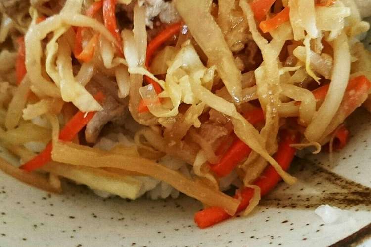 漬け込むだけ 焼肉丼 レシピ 作り方 By 超ド心者 クックパッド 簡単おいしいみんなのレシピが352万品