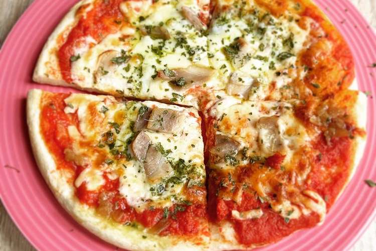 のせて焼くだけ かんたんピザ レシピ 作り方 By Corcor クックパッド