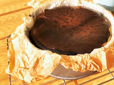 バスクチーズケーキ　18センチ型の写真
