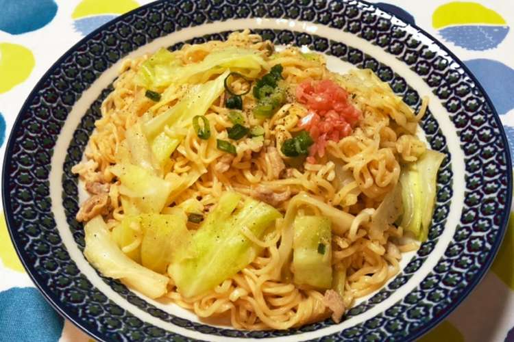 フライパン一つでサッポロ一番醤油焼きそば レシピ 作り方 By ひこモチ クックパッド 簡単おいしいみんなのレシピが360万品