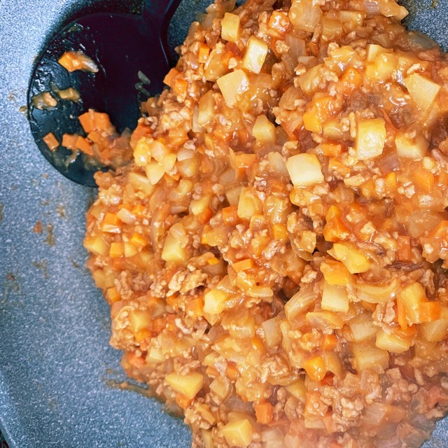 子ども大好き ルーなし小麦粉キーマカレー レシピ 作り方 By たなゆっぴー クックパッド 簡単おいしいみんなのレシピが356万品