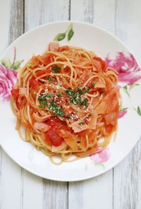 簡単に作れるランチレシピ♪トマトパスタ