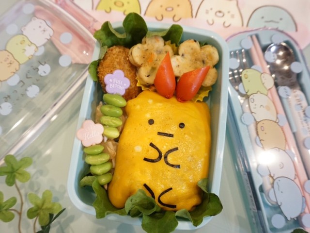 すみっコぐらし 弁当 すみっコオムライス レシピ 作り方 By Kaorin726 クックパッド 簡単おいしいみんなのレシピが376万品