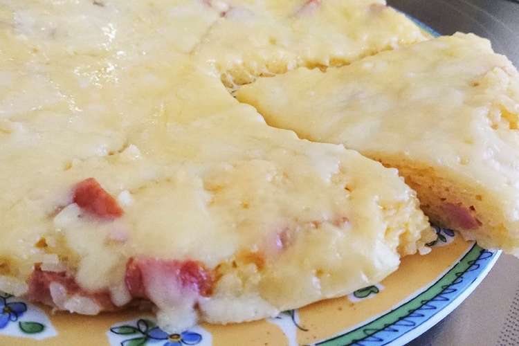お昼ごはんに ボリュームたっぷりご飯ピザ レシピ 作り方 By 13ya クックパッド