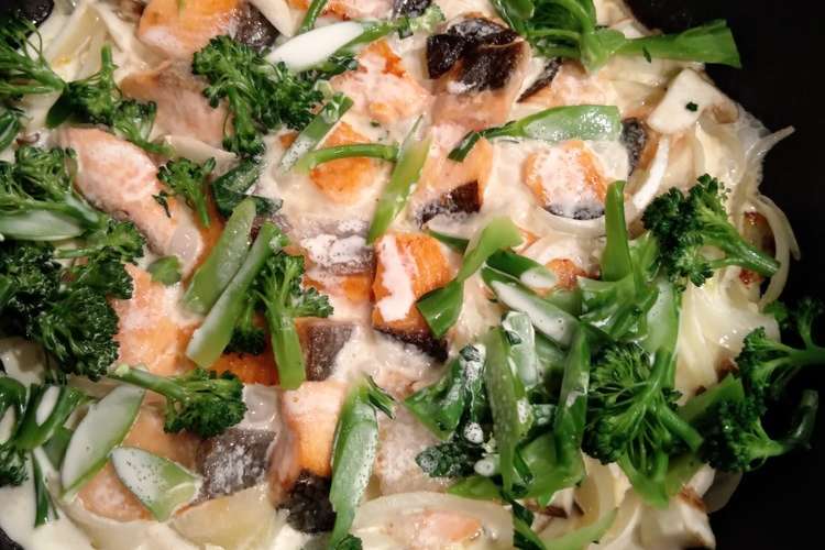 子供に大うけ 鮭のクリーム煮 レシピ 作り方 By Yuritomo15 クックパッド 簡単おいしいみんなのレシピが364万品