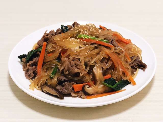 家にあるもので韓国料理 本格 チャプチェ レシピ 作り方 By 優佳様 クックパッド